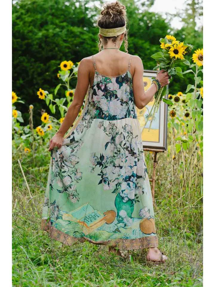 bohemian slip dress Market of Stars I Paint My Dream Boheme S-M cocktail dress for prom Size:US sie 26W Wholesale Spaghetti Straps Boho please choose the size
