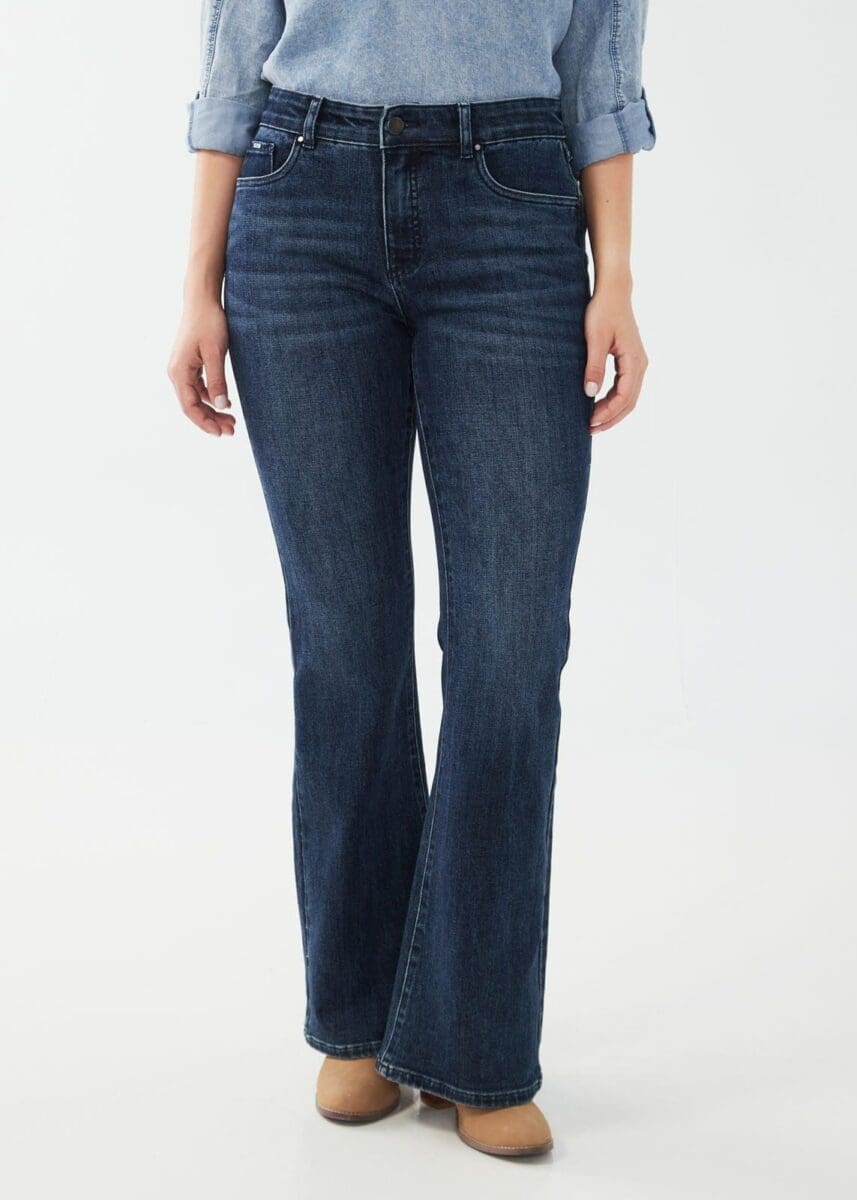 french dressing jeans Suzanne Straight Leg Denim, Navy main image 0