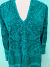 PEACOCK ISLAND TUNIC-FOREST PINE-JOHNNY WAS