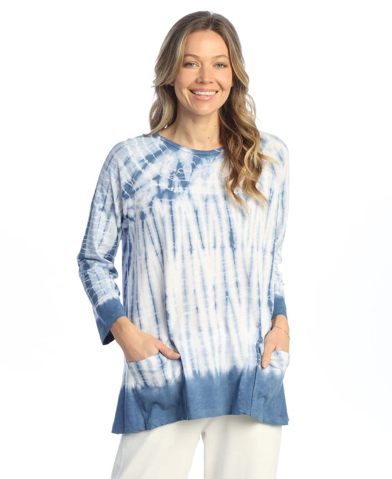STORM MINERAL PATCH POCKET TUNIC TOP-JESS AND JANE