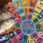 DOGS OF THE WORLD 500PC ROUND PUZZLE - EEBOO