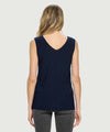 CUT AND SEW SCOOP NECK V BACK TANK-NAVY-LAST TANGO