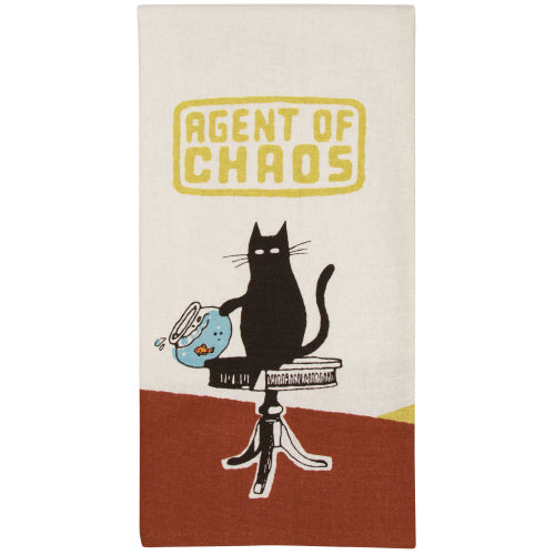 AGENT OF CHAOS DISH TOWEL - BLUE Q