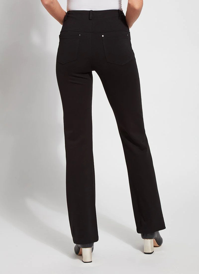 PONTE BABY BOOTCUT-BLACK-LYSSE 1X-LARGE / Black