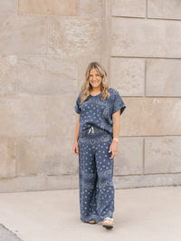 BANDANA PANT-NAVY-SHANNON PASSERO