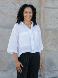 GALE SHIRT-WHITE-SHANNON PASSERO