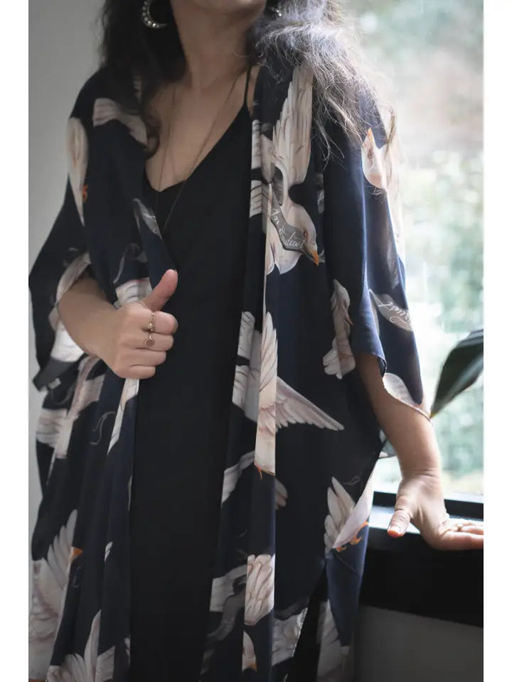 MIDNIGHT STARDUSTER ARTISIAN BOHEMIAN KIMONO-MARKET OF STARS