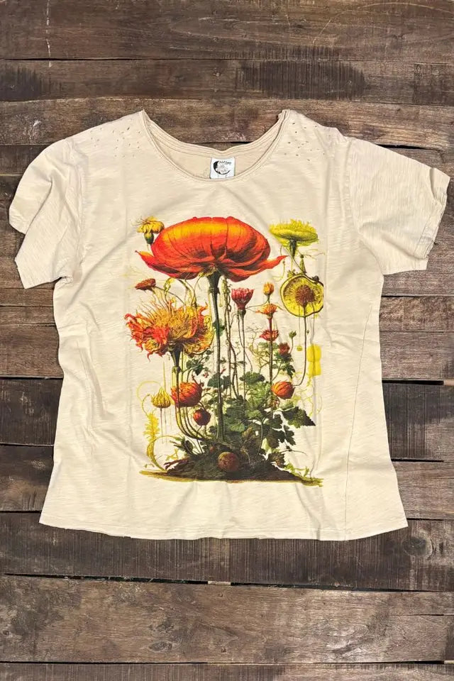 MOON DANCE TEE-FLORAL VIEWS-JADED GYPSY