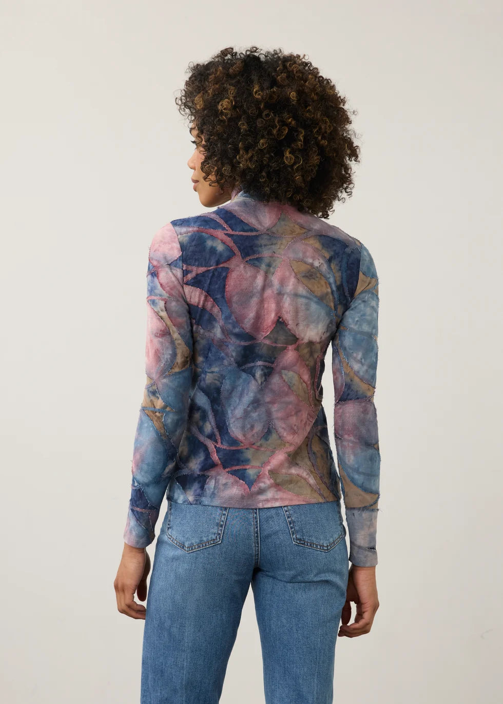 LONG SLEEV MOCK NECK TOP-EQUINOX-FDJ FRENCH DRESSING