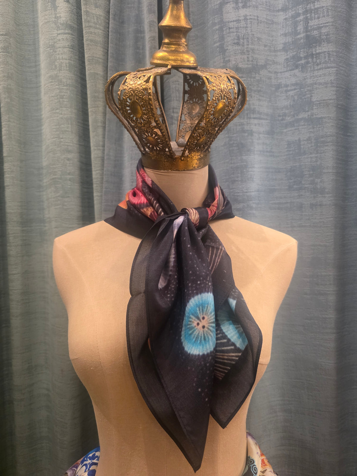 SQUARE NECK SCARF ASSORTED-COCOON HOUSE