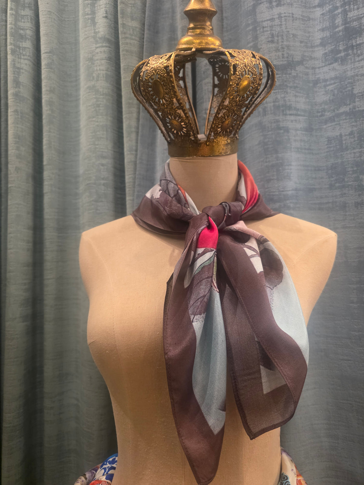 SQUARE NECK SCARF ASSORTED-COCOON HOUSE