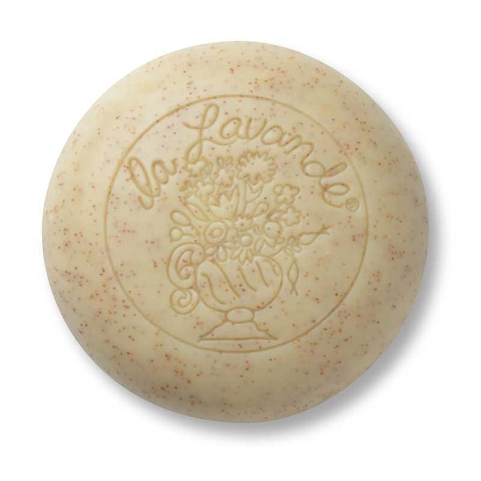 HONEY ALMOND ROUND FRENCH HAND & FACE SOAP-LA LAVANDE