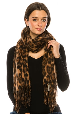 COZY LEOPARD SCARF