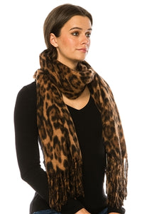 COZY LEOPARD SCARF
