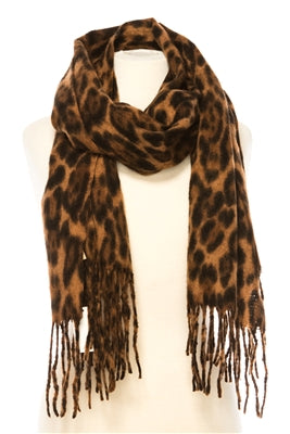 COZY LEOPARD SCARF