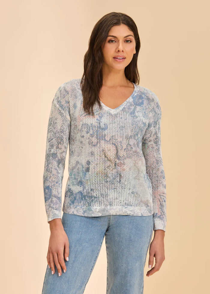 NARNIA V-NECK SWEATER-FDJ FRENCH DRESSING