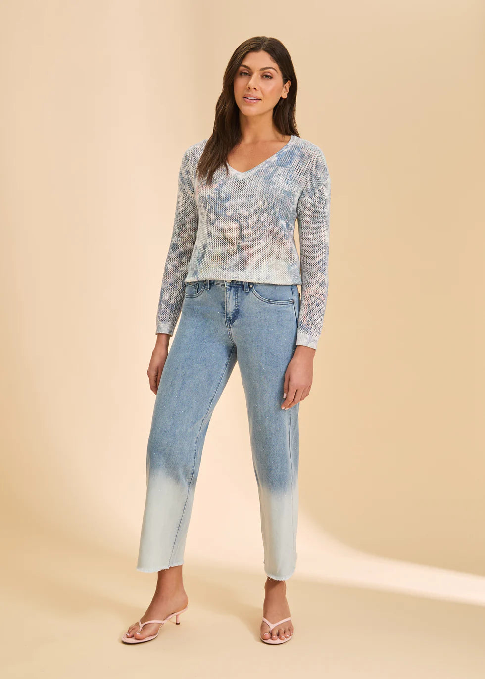 NARNIA V-NECK SWEATER-FDJ FRENCH DRESSING