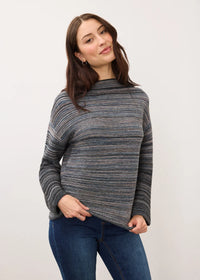 BOAT NECK L/S SWEATER-INDIGO-FDJ FRENCH DRESSING