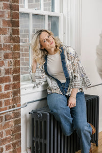 TIFFANY CARDIGAN-LIQUID PRINT MIX-SHANNON PASSERO