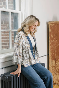 TIFFANY CARDIGAN-LIQUID PRINT MIX-SHANNON PASSERO