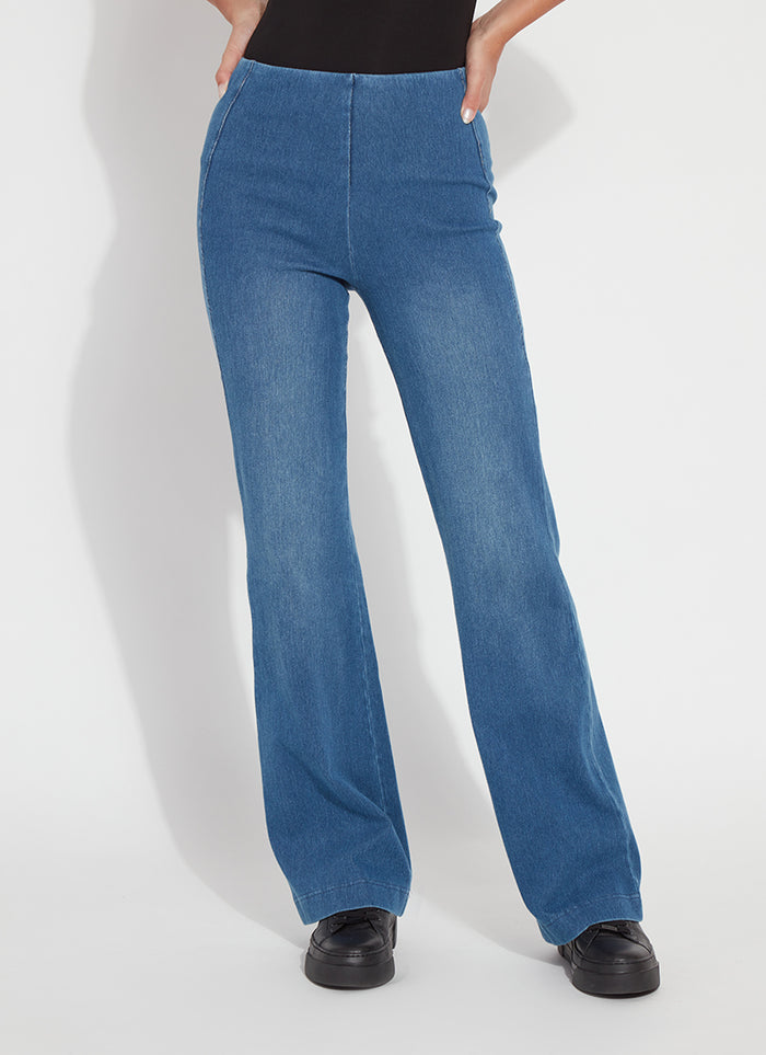 DENIM TROUSER-MID WASH-LYSSE