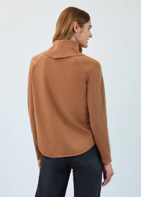 COWL NECK SWEATER-BRONZE-FDJ FRENCH DRESSING