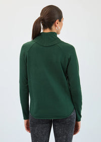 COWL NECK SWEATER-SPRUCE-FDJ FRENCH DRESSING