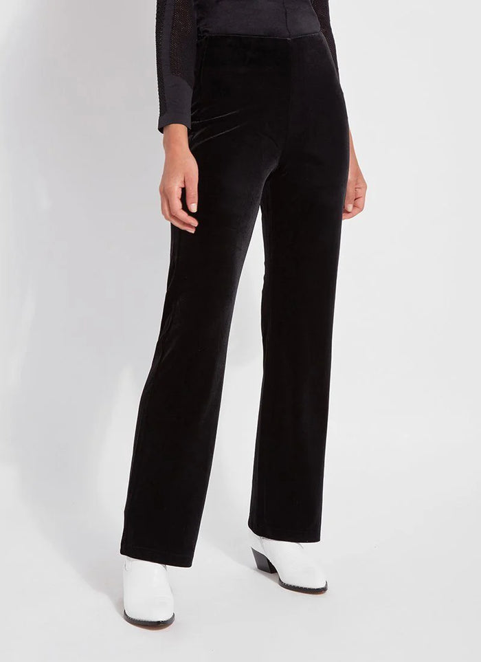 VELVET PANT-BLACK-LYSSE