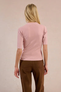 LADIES KNITTED SWEATER-PINK-MOLLY BRACKEN