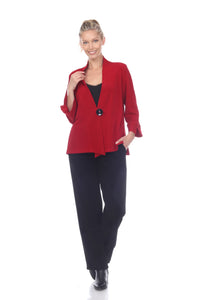 RED ONE BUTTON JACKET-MOONLIGHT