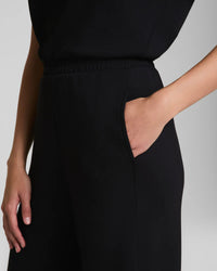 AIRESSENTIALS CINCHED JUMPSUIT-VERY BLACK-SPANX