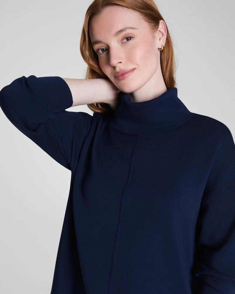 AIRESSENTIALS TURTLENECK TUNIC-TIMELESS NAVY-SPANX