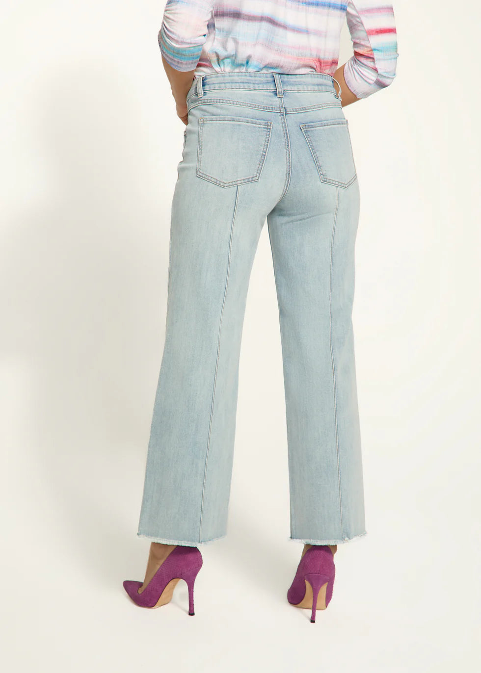 OLIVIA PINTUCK WIDE LEG DENIM-FDJ FRENCH DRESSING JEANS