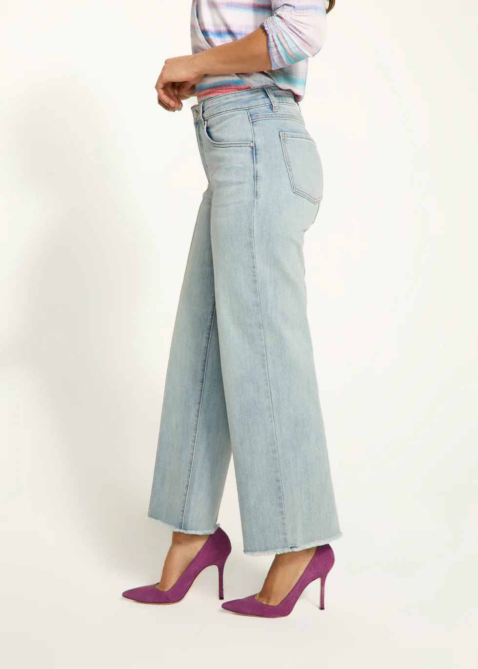 OLIVIA PINTUCK WIDE LEG DENIM-FDJ FRENCH DRESSING JEANS