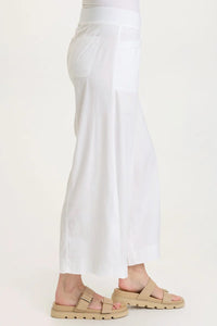 SHAUN TWILL WIDE-LEG CROP-WHITE-WEARABLES ~ XCVI