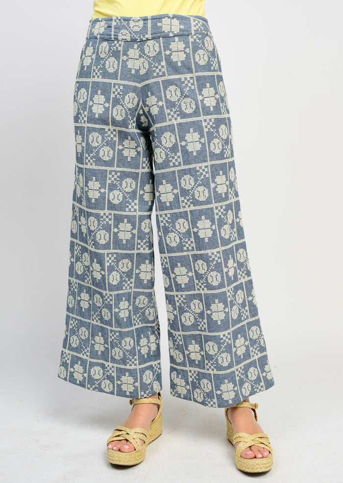 EMBROIDERED PANT-IVY JANE