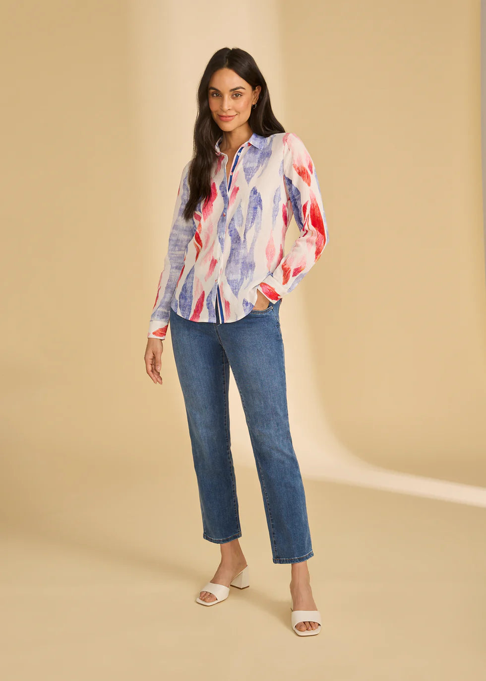 PULL ON STRAIGHT ANKLE-MEDIUM WASH-FDJ FRENCH DRESSING