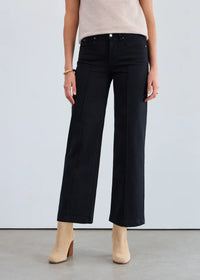 OLIVIA WIDE LEG DENIM PANT-BLACK-FDJ FRENCH DRESSING JEANS