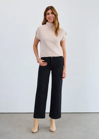 OLIVIA WIDE LEG DENIM PANT-BLACK-FDJ FRENCH DRESSING JEANS