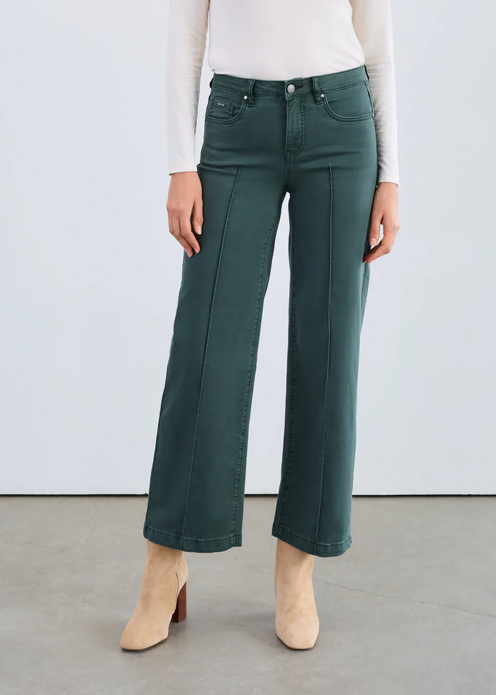 OLIVIA WIDE LEG DENIM PANT-SPRUCE-FDJ FRENCH DRESSING JEANS