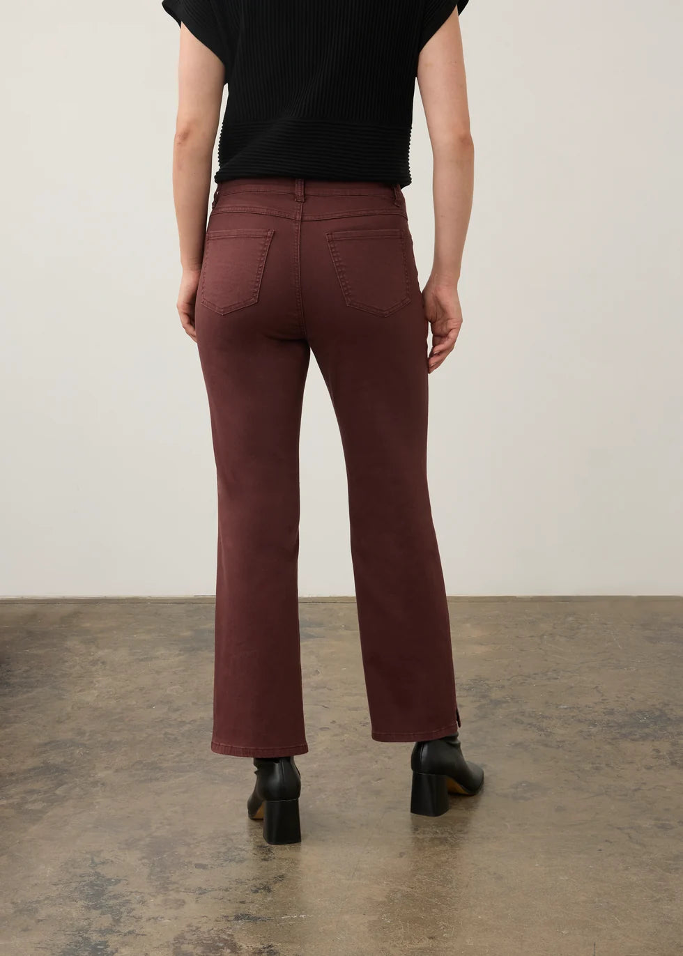 OLIVIA ANKLE BOOT PANT-FIG-FDJ FRENCH DRESSING JEANS