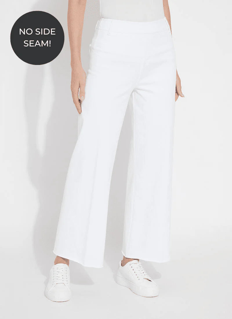 ERIN HI WAIST WIDE LEG DENIM-WHITE-LYSSE