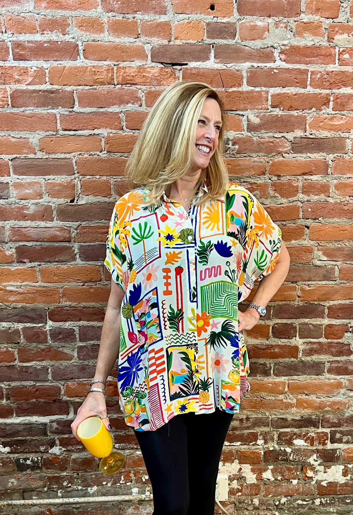 FRUITS S/S CAMP SHIRT-SHANA