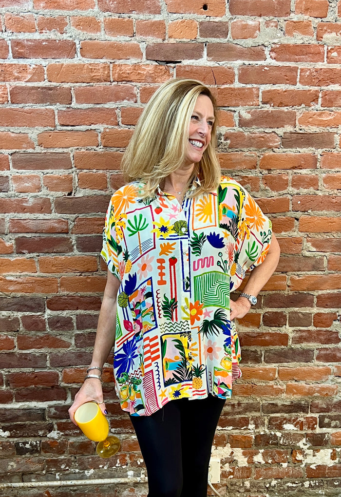 FRUITS S/S CAMP SHIRT-SHANA