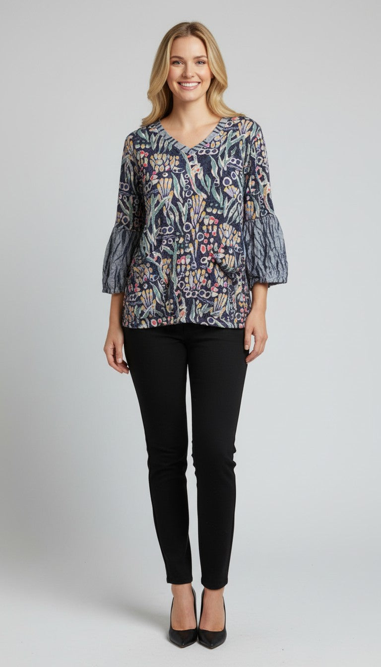 CRINKLE MIX MEDIA SLEEVE-SHANA