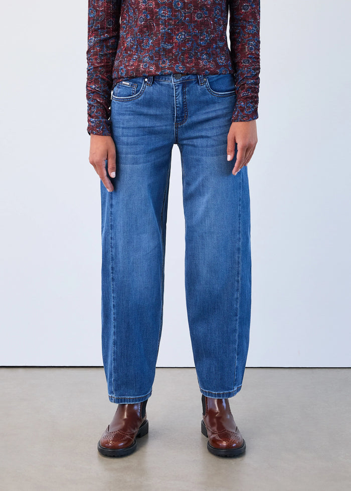 GIRLFRIEND BARREL DENIM PANT-FDJ FRENCH DRESSING
