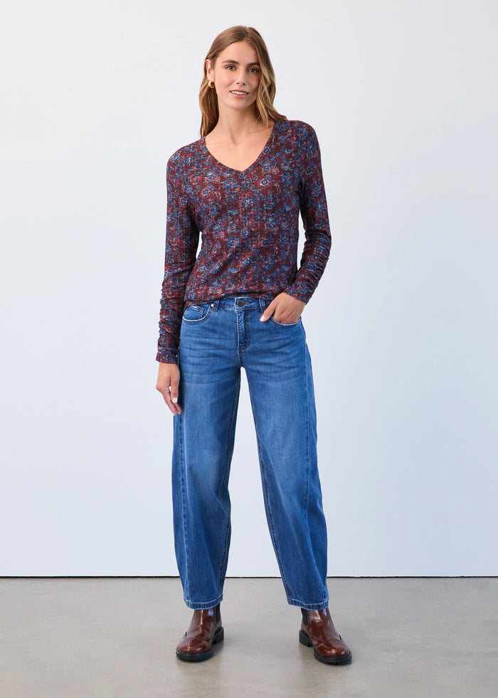 GIRLFRIEND BARREL DENIM PANT-FDJ FRENCH DRESSING