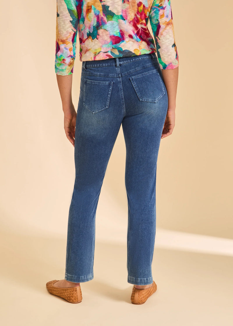 french dressing blue jeans PULL-ON STRAIGHT LEG DENIM-BLUE DENIM-FDJ X-SMALL they ensure comfort and KIDSWHOLESALE Super Sweet 16! Lil Color:White/Gold