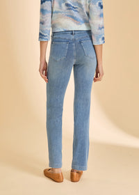 PULL-ON STRAIGHT LEG DENIM-LIGHT DENIM-FDJ FRENCH DRESSING