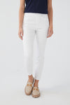 EURO TWILL PULL-ON SLIM ANKLE-WHITE-FDJ FRENCH DRESSING JEANS